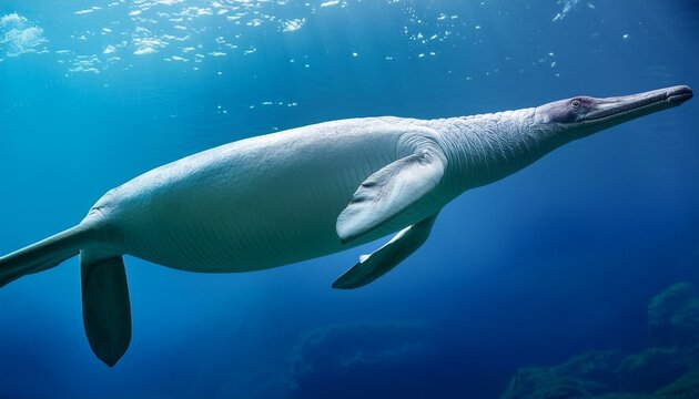 Plesiosaurio nadando