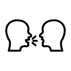 Emotional Graph Vector Line Icon Design