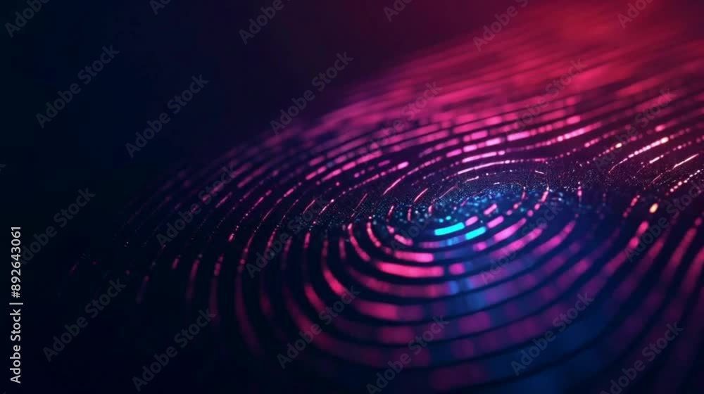 Aufkleber abstract colorful swirling particles. a swirling abstract background composed of various glowing par