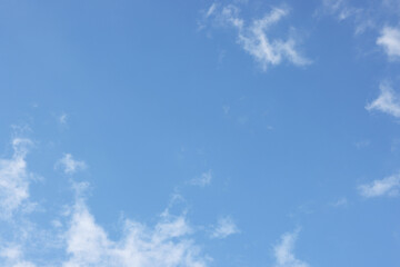 blue sky with clouds