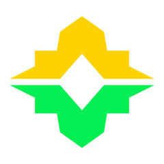 vector logo symbol, Vector illustration, abstract, art, 3d rendering