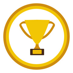 gold cup vector, logo, vector illustration, abstract, art, 3d rendering