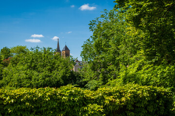 View of the Basilica of St. Vincent in Metz, France.