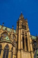 Fototapeta premium View of the Cathedral of Metz, France.