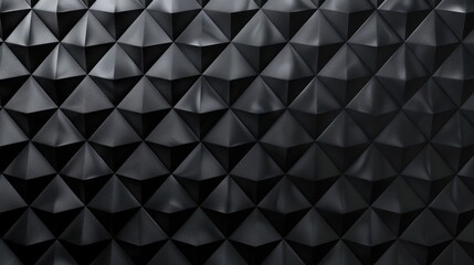 Digital rendering of a black diamond pattern background, ideal for modern design concepts.