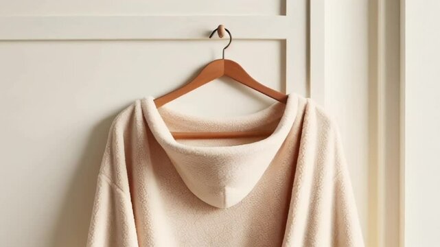 fleece pullover with a cozy and delicate texture and a relaxed sheen,