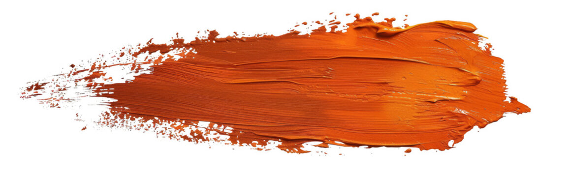 Clipart Graphic,  Terracotta Paint Brush stroke Sun-Baked Texture