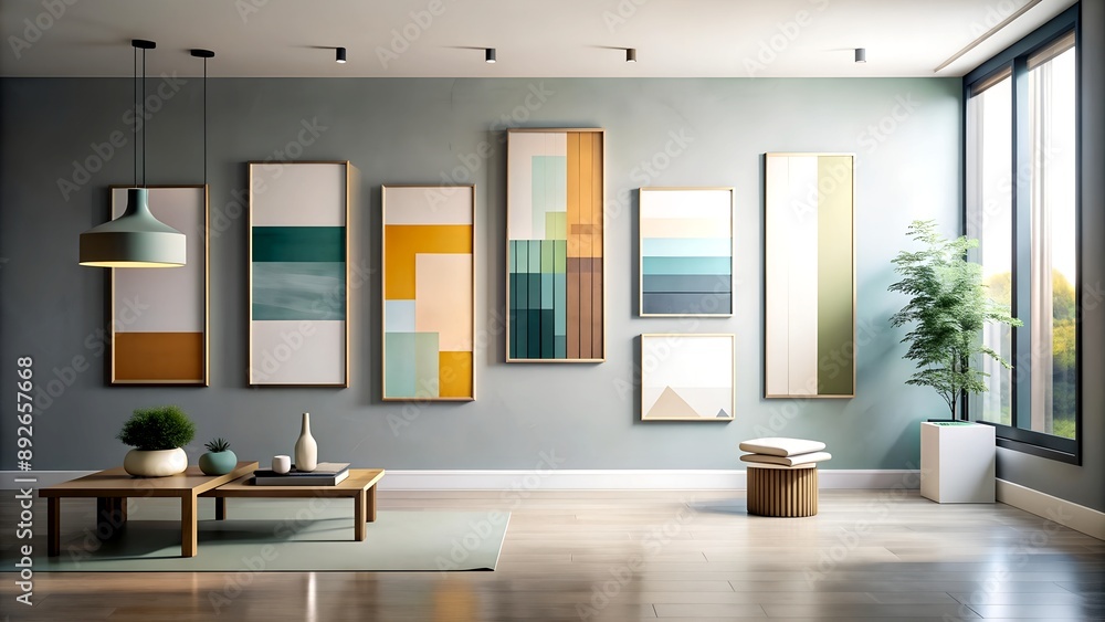 Aufkleber a series of abstract paintings and drawings that explore the beauty of simplicity and restraint, usi