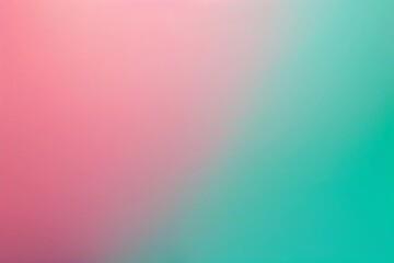Fototapeta premium Beautiful blurred pastel pink and teal smooth gradient background