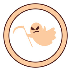 white ghost vector, vector illustration, abstract, art, 3d rendering