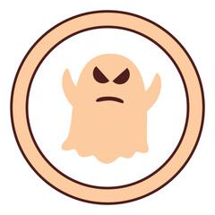 white ghost vector, vector illustration, abstract, art, 3d rendering