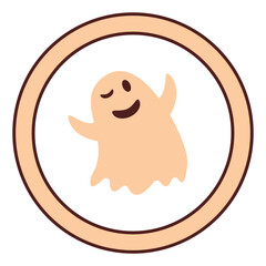 white ghost vector, vector illustration, abstract, art, 3d rendering