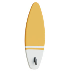Surfing Board 3d Illustration