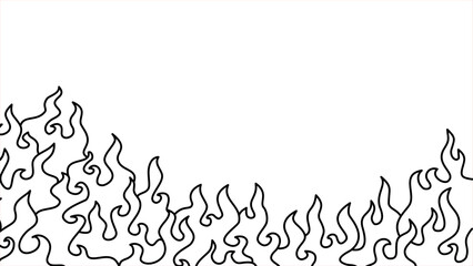 Abstract Fire Background. Abstract flame Background. doodle fire background. Fire Pattern background. Fire flame pattern. 