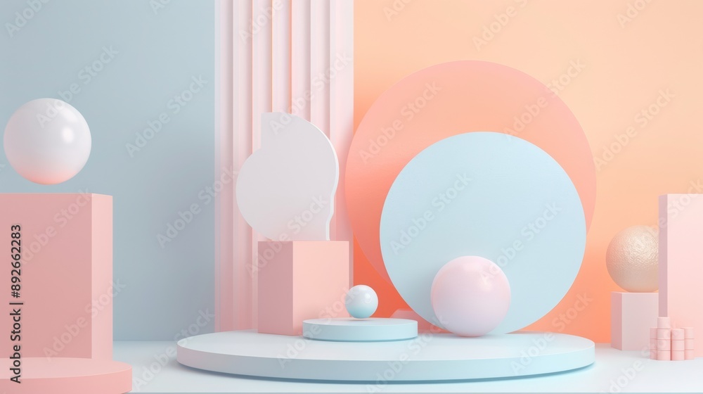 Aufkleber the image is a colorful display of various shapes and sizes, including circles