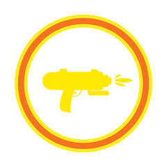 gun, vector illustration, abstract, art, 3d rendering