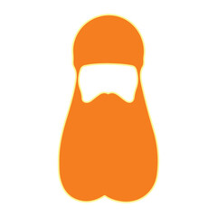 hair mustache beard vector, vector illustration, abstract, art, 3d rendering