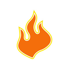 hot fire, vector, silhouette, vector illustration, abstract, art, 3d rendering