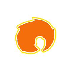 hot fire, vector, silhouette, vector illustration, abstract, art, 3d rendering