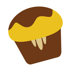 cake food , vector, silhouette, vector illustration, abstract, art, 3d rendering