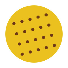 Fototapeta premium cake food , vector, silhouette, vector illustration, abstract, art, 3d rendering