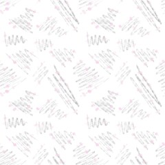 Seamless abstract textured pattern. Simple background with grey, pink, white texture. Digital brush strokes background. Designed for textile fabrics, wrapping paper, background, wallpaper, cover.