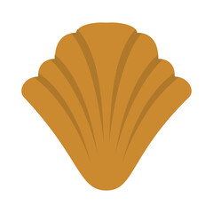 seashell vector, silhouette, vector illustration, abstract, art, 3d rendering
