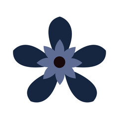 beautiful flower vector, silhouette, vector illustration, abstract, art, 3d rendering