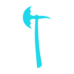 blue sword weapon vector, silhouette, vector illustration, abstract, art, 3d rendering