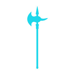 blue sword weapon vector, silhouette, vector illustration, abstract, art, 3d rendering