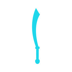 blue sword weapon vector, silhouette, vector illustration, abstract, art, 3d rendering