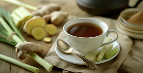 cup of ginger drink