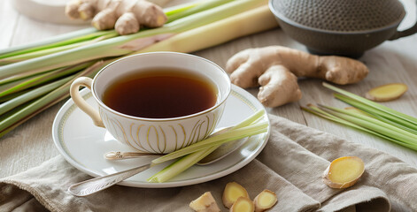 cup of ginger drink