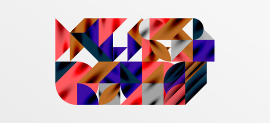Obraz premium Geometric neo patterns. Abstract background for covers, banners, flyers and posters and other templates