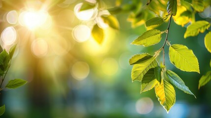 Obraz premium A leaf is in the sun with the sun shining on it