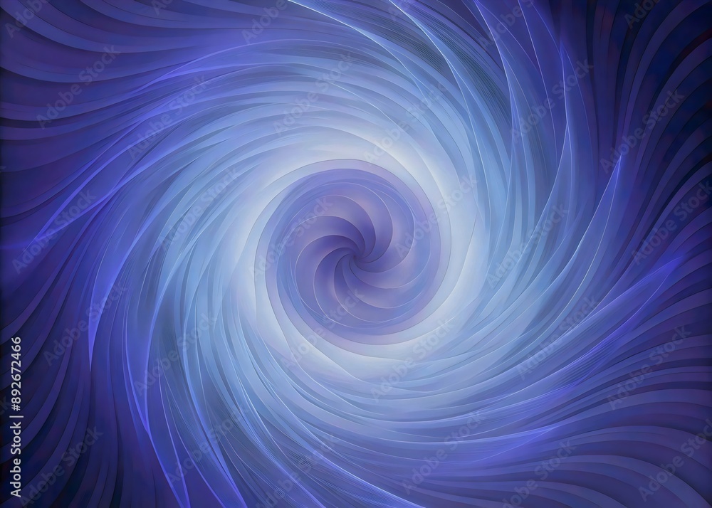 Poster dynamic swirling abstract art in blue light colorful patterns