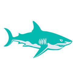 shark animal vector, logo, vector illustration, abstract, art, 3d rendering, silhouette