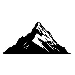 mountain vector, logo, vector illustration, abstract, art, 3d rendering, silhouette