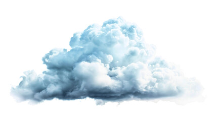 An illustrated image of a large cloud moving according to weather conditions, very soft and resembling a kind of pillow.