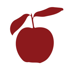 fruit vector, logo, vector illustration, abstract, art, 3d rendering, silhouette