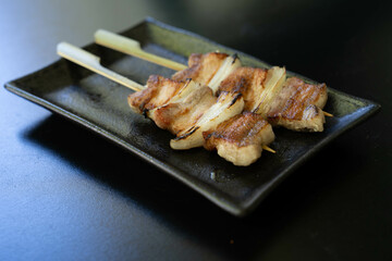 Grilled Pork Belly and Scallion Skewers (Ton Negima)