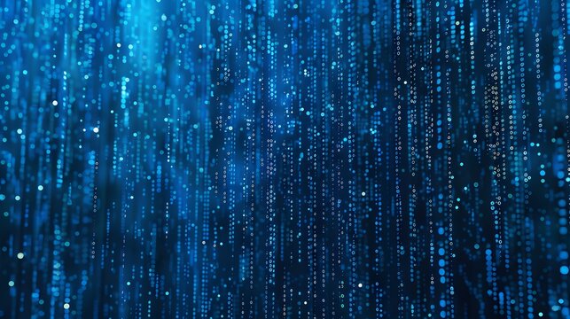 Binary Data Software Programming Code Background. Random Parts of Program Code. Digital Data Technology Concept. 1 0 Machine Code. Random Binary Data Matrix Wide Vector Illustration.