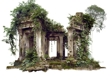 Ancient Ruin Reclaimed by Nature
