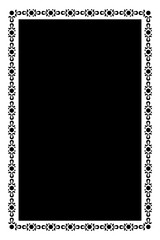 Vertical floral border design concept isolated on white background - vector illustration