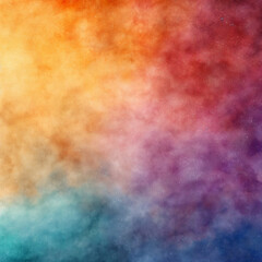 Obraz premium A colorful background with a starry sky and a rainbow