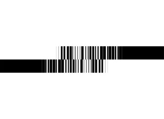 Modern striped pattern of thin lines. black on white background. Trendy vector background with place for text. Abstract stripe. Stroke