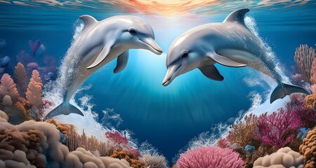 dolphin in the sea