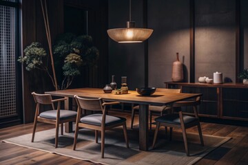 Obraz premium Calm and Balanced Dining Area