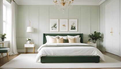 Photo interior modern design room 3d illustration