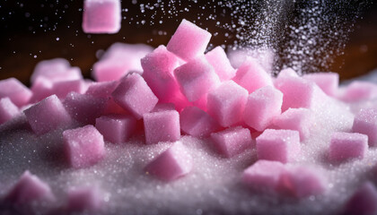 Sugar Crystals Close-Up